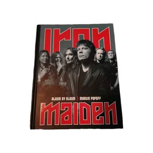 D Iron Maiden Album By Album Hardback Martin Popoff Martin New Maiden: Album Updated Hardcover