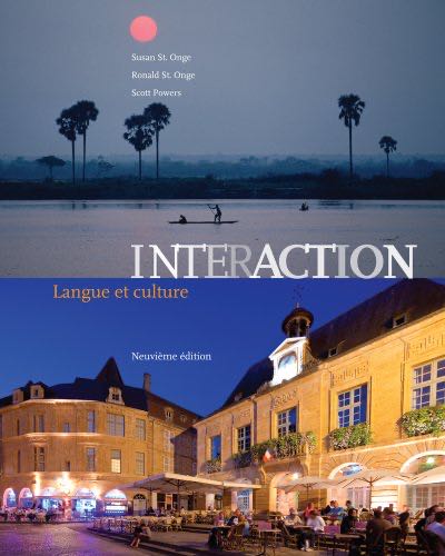 Interaction: Langue Et Culture Book Only World Languages