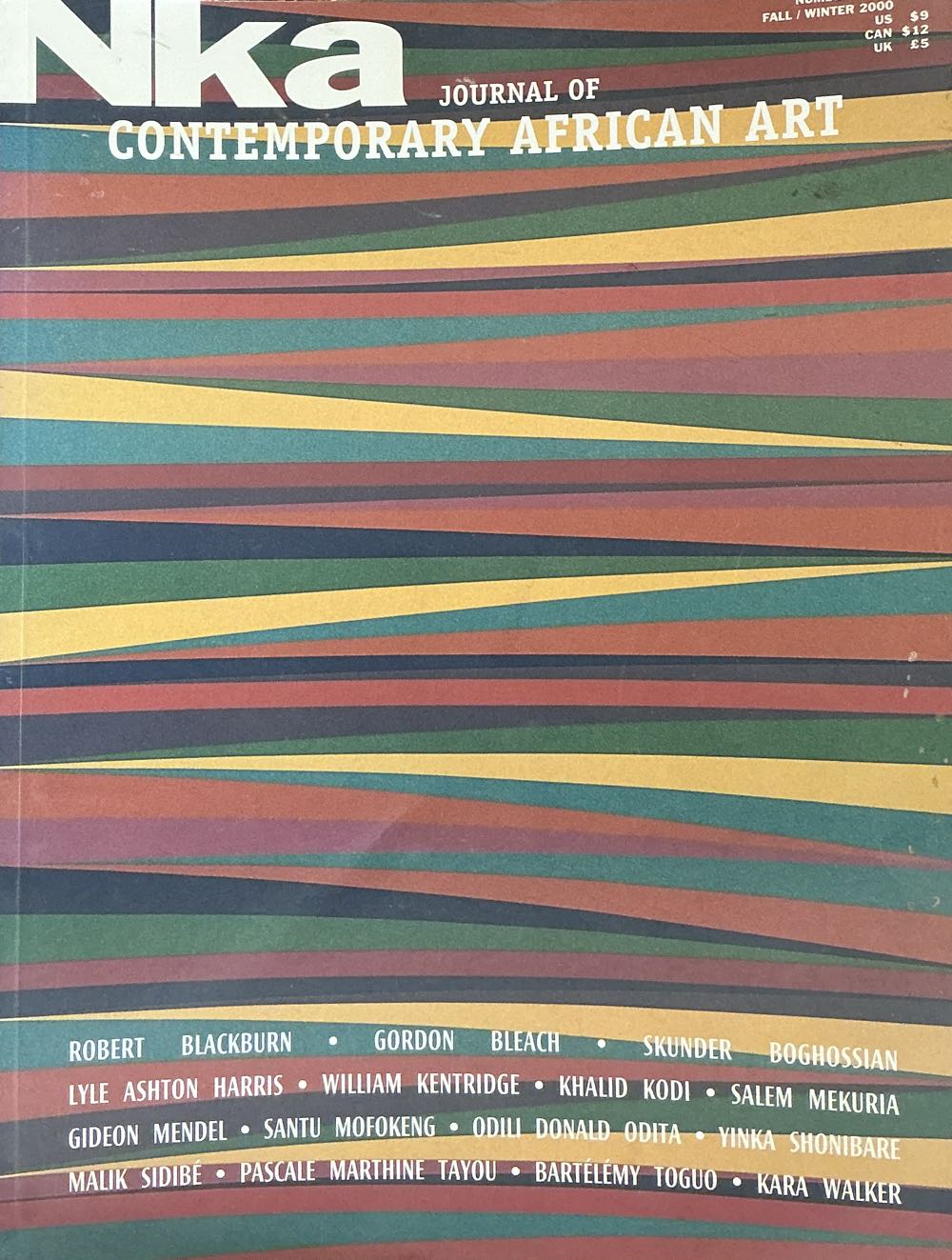 Nka: Journal Of Contemporary African Art