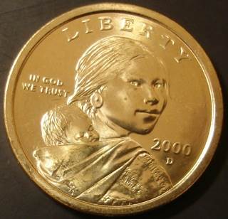 Sacagawea Dollar 2002 S 70 coin collectible - Main Image 1