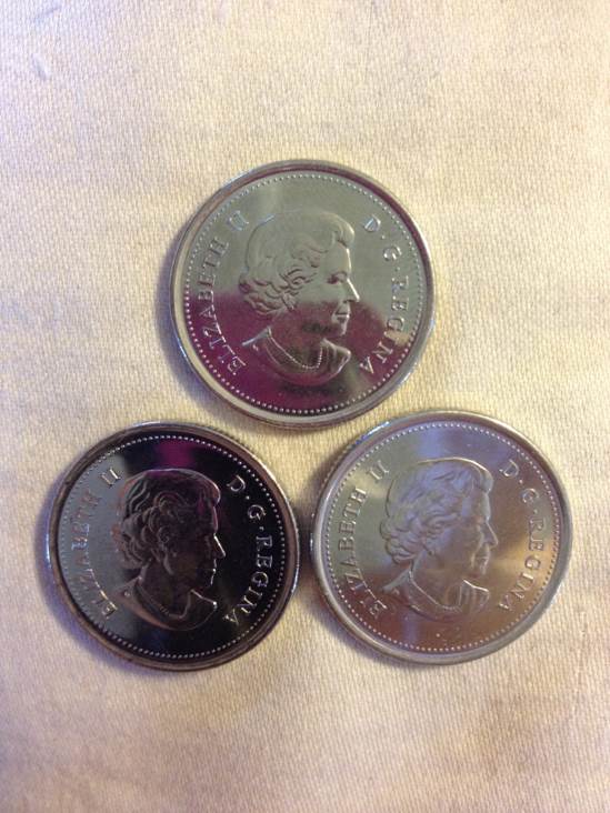 2011 25 Cent Colored Coins  coin collectible - Main Image 2