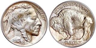 Buffalo Nickle  coin collectible - Main Image 1