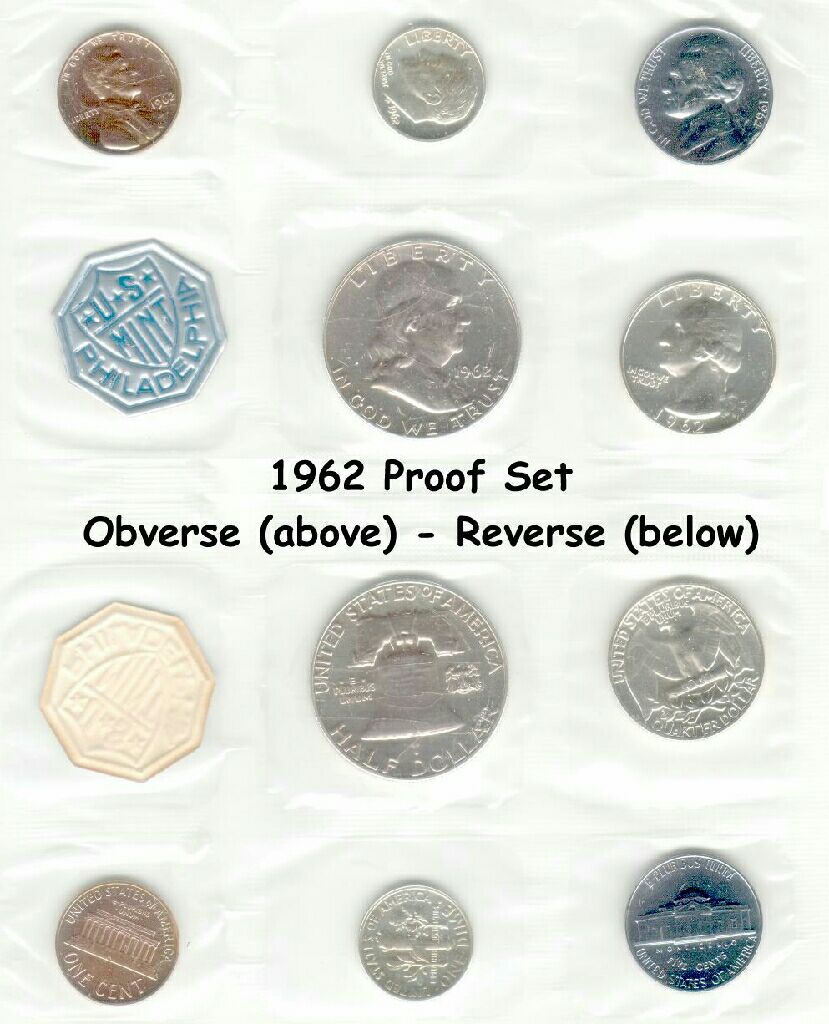 1962 Lincoln Memorial Cent ‘Proof’  coin collectible - Main Image 2