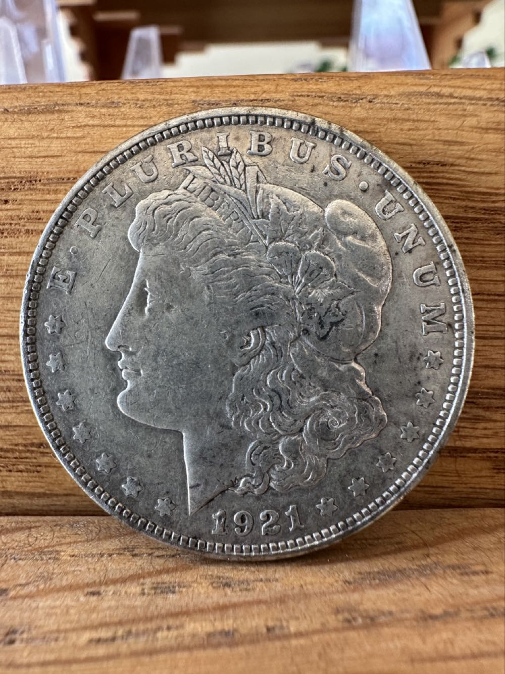 Morgan Dollar 1921D  coin collectible - Main Image 3