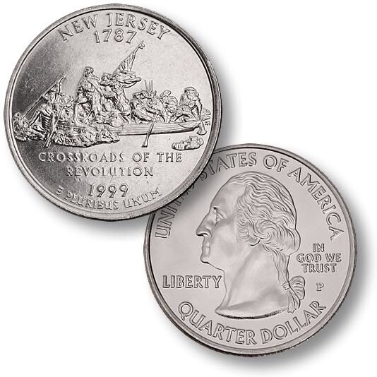New Jersey State Quarter P  coin collectible - Main Image 2