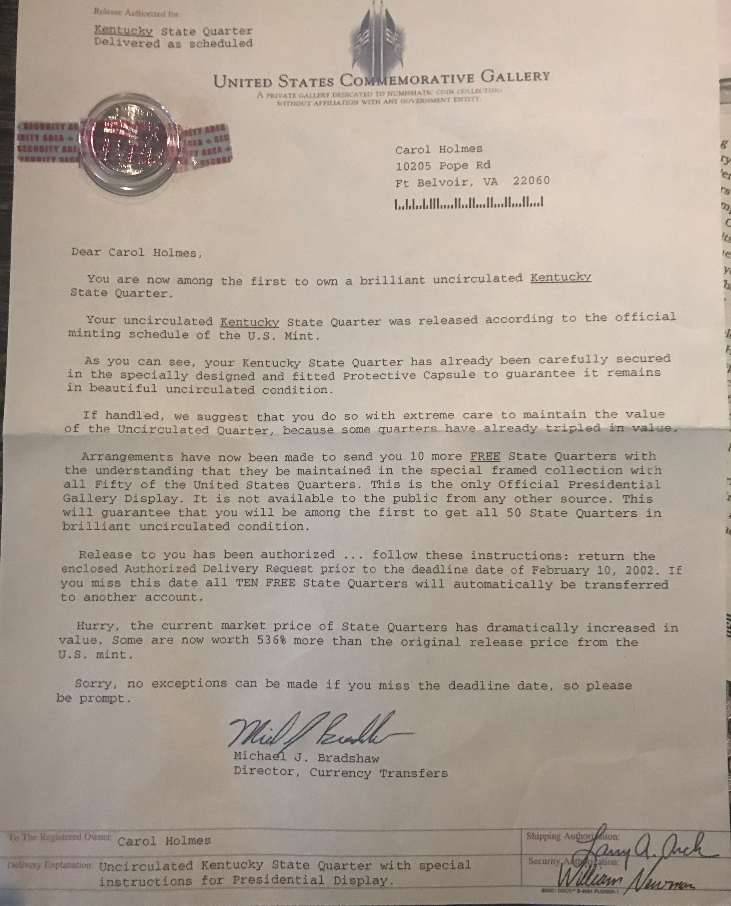 Kentucky State Quarter P  coin collectible - Main Image 3