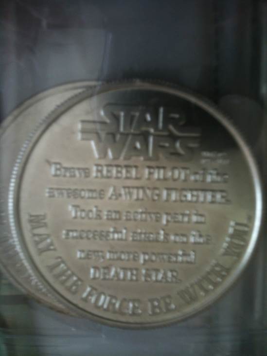 A-wing Pilot  coin collectible - Main Image 2