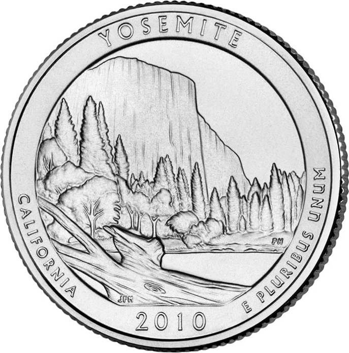 California - Yosemite National Park coin collectible - Main Image 1