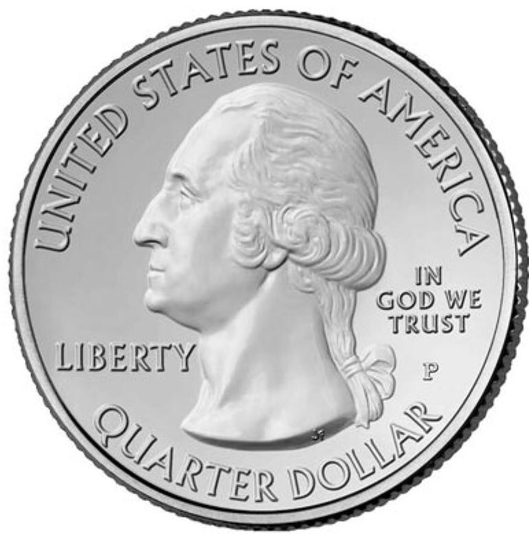 Mount Hood National Park Quarter P  coin collectible - Main Image 2