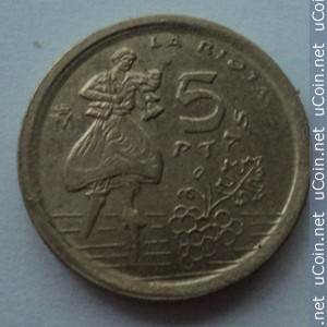 5 Ptas (1996)  coin collectible - Main Image 2