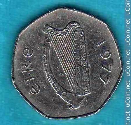 50 Irish Pence  coin collectible - Main Image 2
