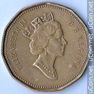 1-Canadian Dollar, 1989  coin collectible - Main Image 2