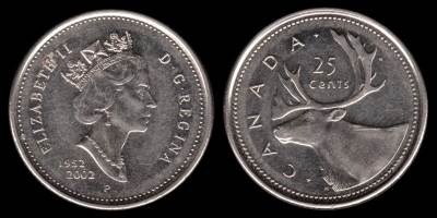 Canadian Quarter  coin collectible - Main Image 2