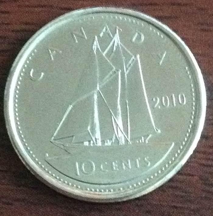 Canadian Dime  coin collectible - Main Image 2