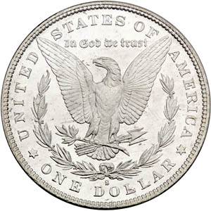 1880 Morgan Silver Dollar  coin collectible - Main Image 2