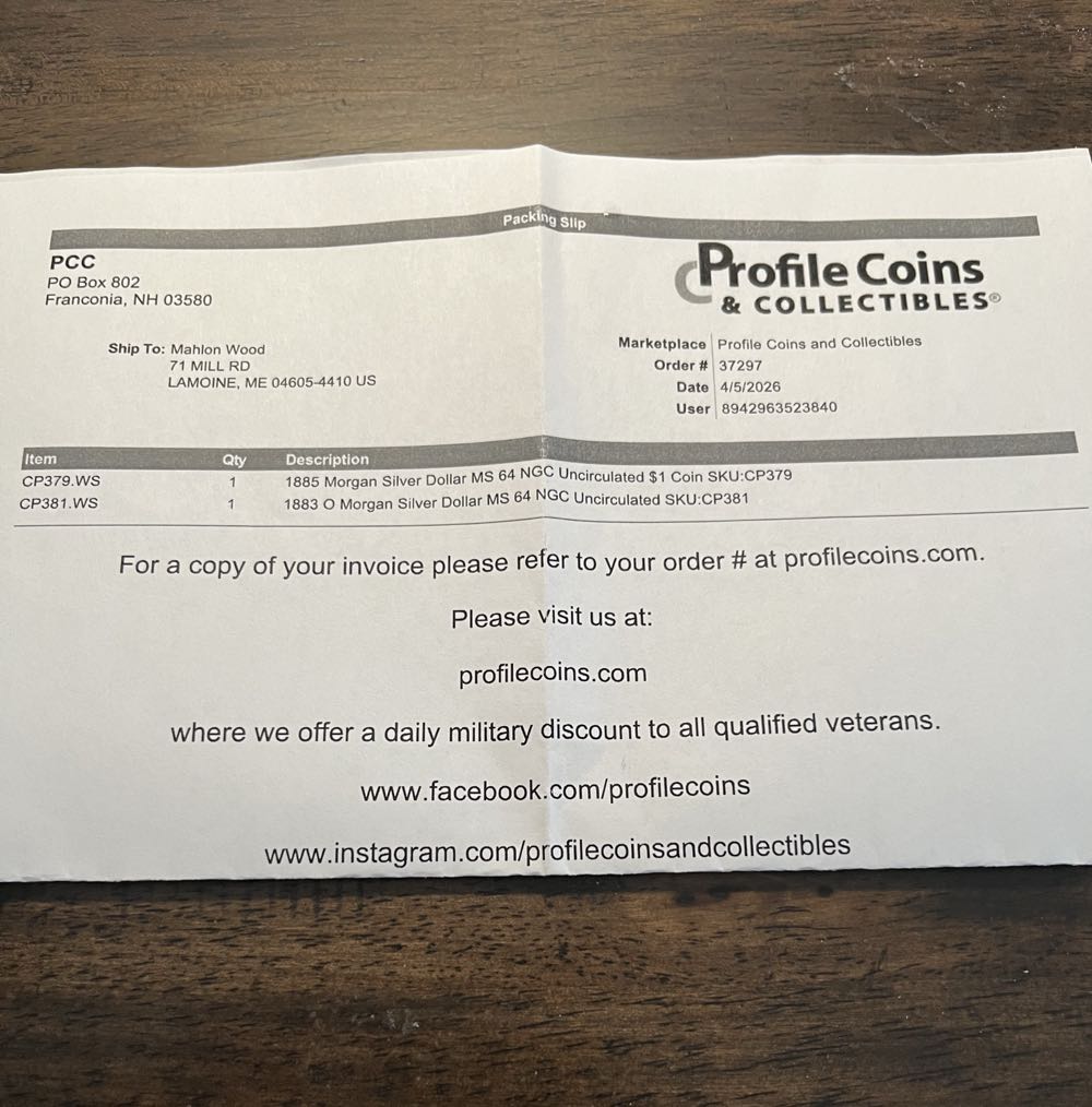 Morgan Silver Dollar 1885  coin collectible - Main Image 4