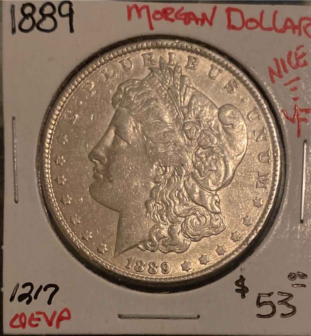 Morgan Silver Dollar 1889  coin collectible - Main Image 4