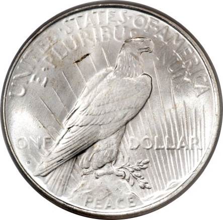 Peace Dollar 1923-S  coin collectible - Main Image 2