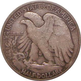 Walking Liberty Half Dollar 1920 S  coin collectible - Main Image 2