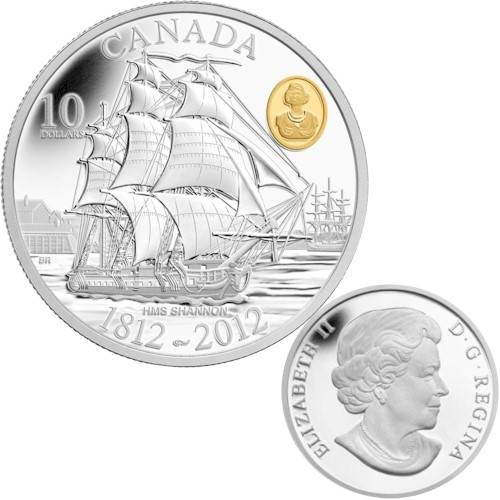 The War Of 1812, H.M.S. Shannon  coin collectible - Main Image 2