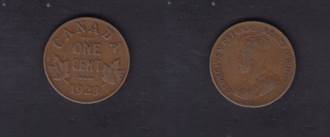 1 Cent Canadian 1923  coin collectible - Main Image 2