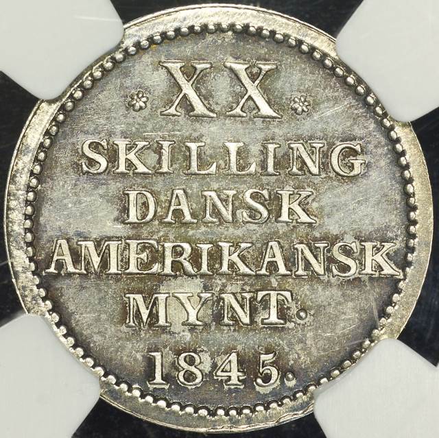 Dansk Vest Indien  coin collectible - Main Image 2