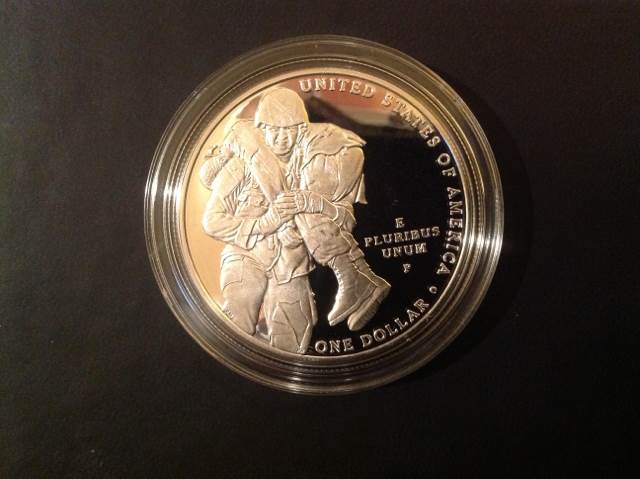2011 Medal Of Honor Silver Dollar  coin collectible - Main Image 2