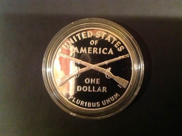 Commemorative Infantry Soldier 2012  coin collectible - Main Image 2