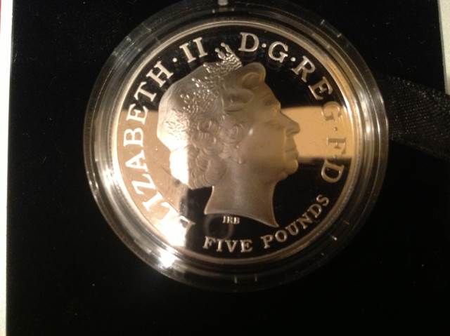 Olympic 2012 London England Countdown Commemorative Silver Coin #3  coin collectible - Main Image 2