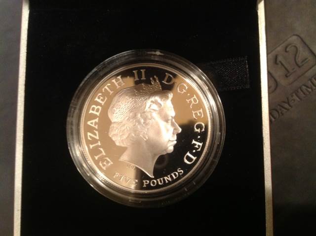 Olympic 2012 London England Countdown Commemorative Silver Coin #2  coin collectible - Main Image 2