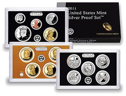 2011 US Mint Silver Proof Coin Set (S)  coin collectible - Main Image 2