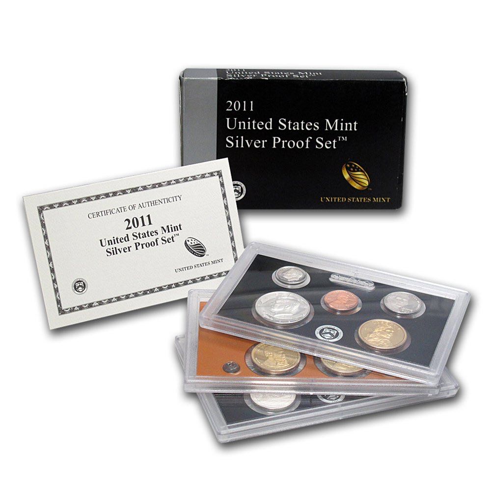 2011 US Mint Silver Proof Coin Set (S)  coin collectible - Main Image 3