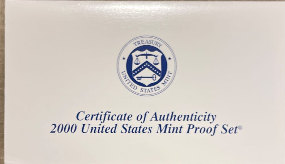 Proof Set Silver 2000  coin collectible - Main Image 3