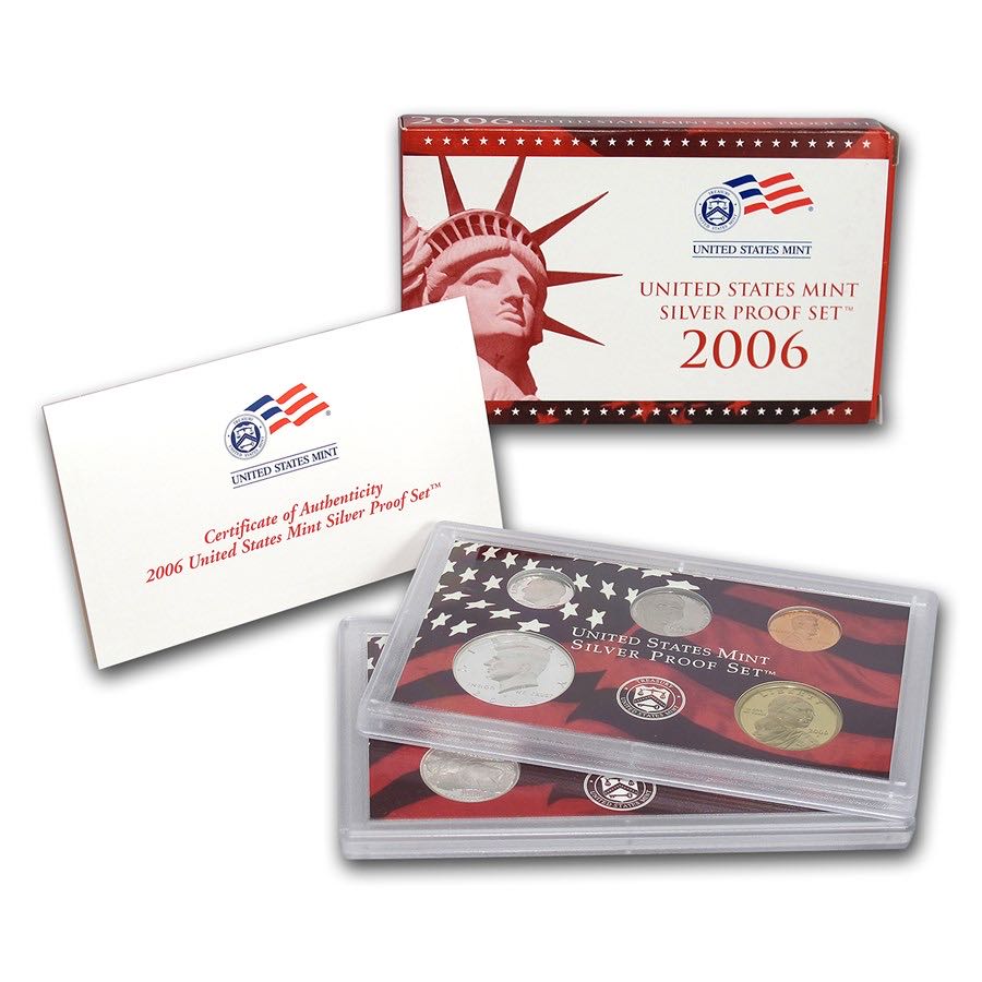 2006 US Mint Silver Proof Coin Set (S)  coin collectible - Main Image 3