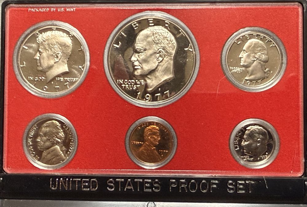 Standard 1977 US Mint Proof Set  coin collectible - Main Image 2