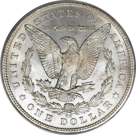 1890 Silver Dollar  coin collectible - Main Image 2