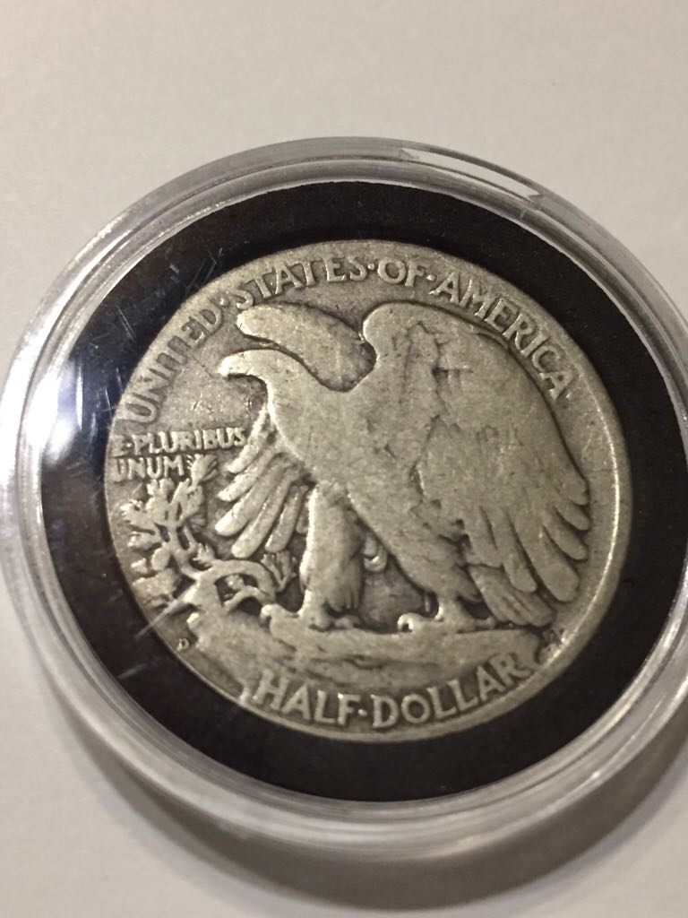Walking Liberty Half Dollar 1945.D  coin collectible - Main Image 2