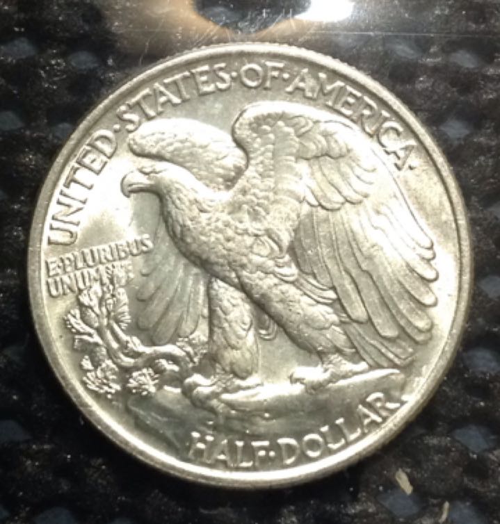 1946 Walking Liberty Half Dollar  coin collectible - Main Image 2