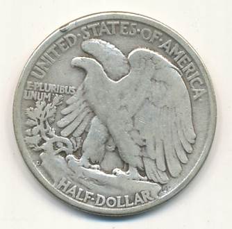 1947-D Walking Liberty Half Dollar  coin collectible - Main Image 2