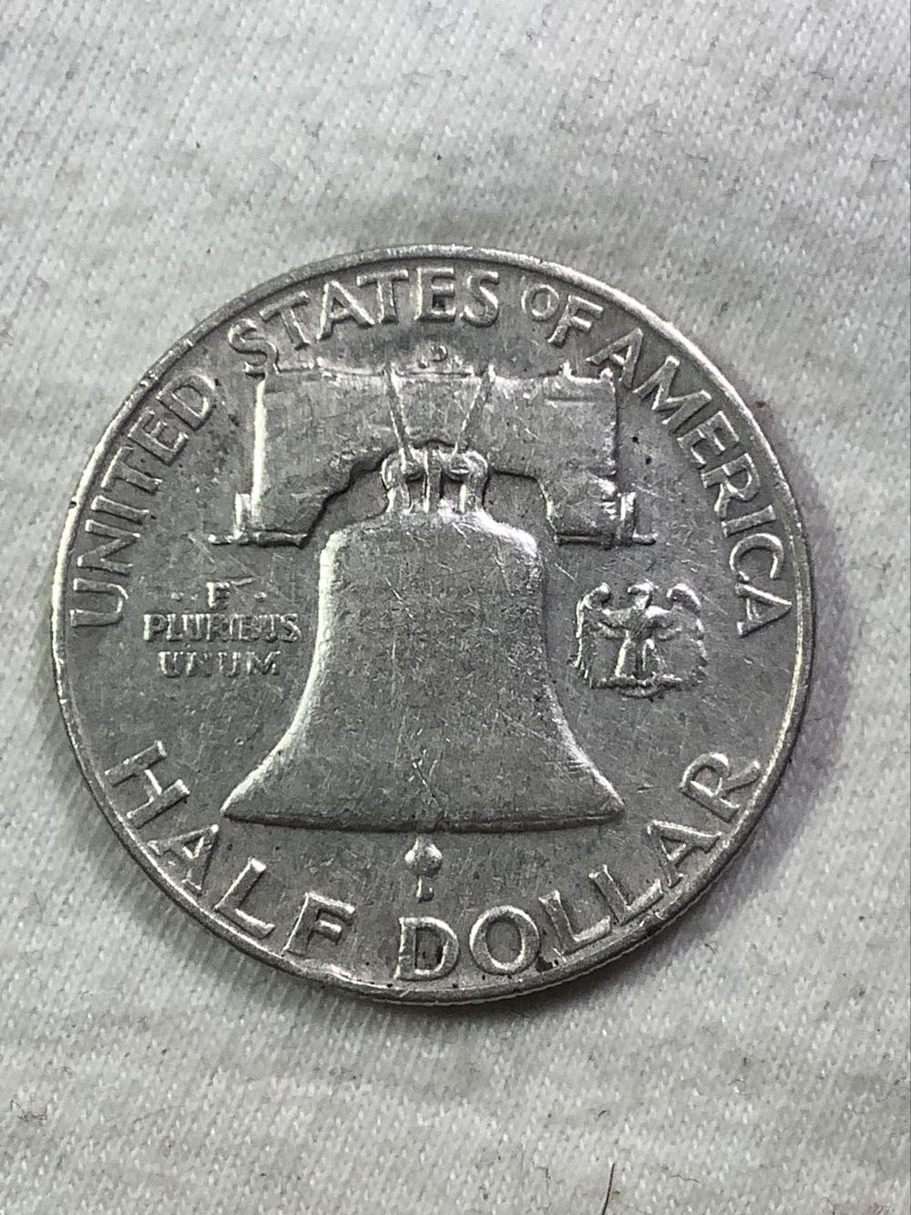 Franklin Half Dollar 1953D  coin collectible - Main Image 2