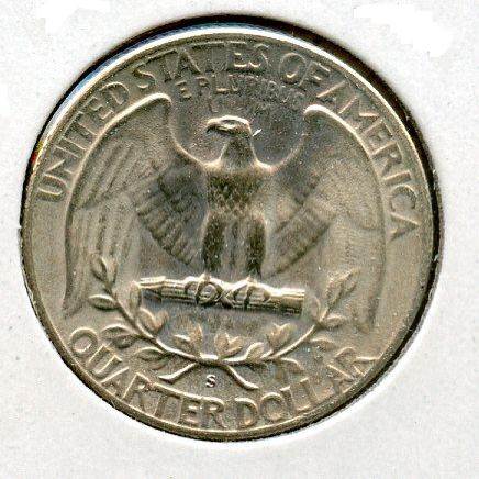 1952-S Quarter  coin collectible - Main Image 2