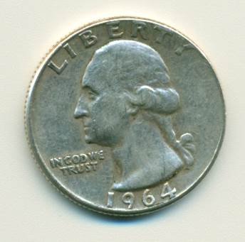 1964-D Washington Quarter (1) coin collectible - Main Image 1