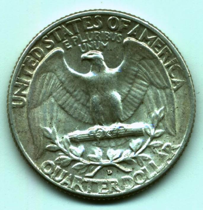 1964-D Washington Quarter (1) coin collectible - Main Image 2