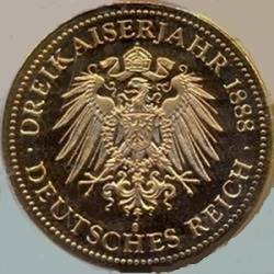 0001 - Dreikaiserjahr 1888  coin collectible - Main Image 2