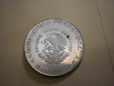 5 Pesos  coin collectible - Main Image 2