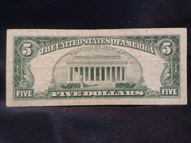 5 Dollar Bill  coin collectible - Main Image 2