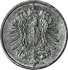 DEUTSCHES KAISERREICH 2 Pf 1874  coin collectible - Main Image 2