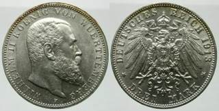 Reich 3.0 Mark Wuerttemberg  coin collectible - Main Image 1