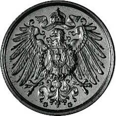 011 - KAISERREICH : 2 Pf 1904-1916 ADEFGJ  coin collectible - Main Image 2