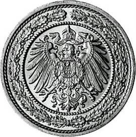 014 - KAISERREICH : 20 Pf 1890-1892 ADEFGJ  coin collectible - Main Image 2